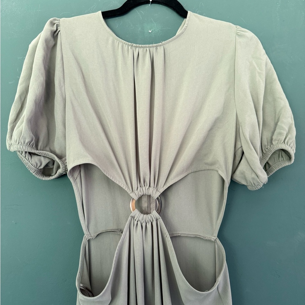 Zara Light Gray Maxi Dress